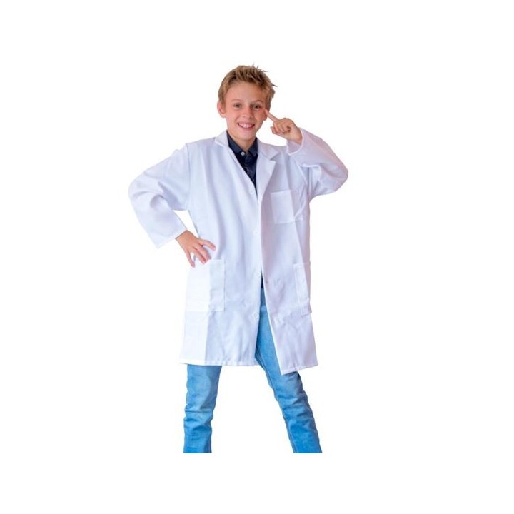 Witte doktersjas kind carnaval dokter verkleedkleding