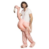 Flamingo kostuum volwassenen carry me