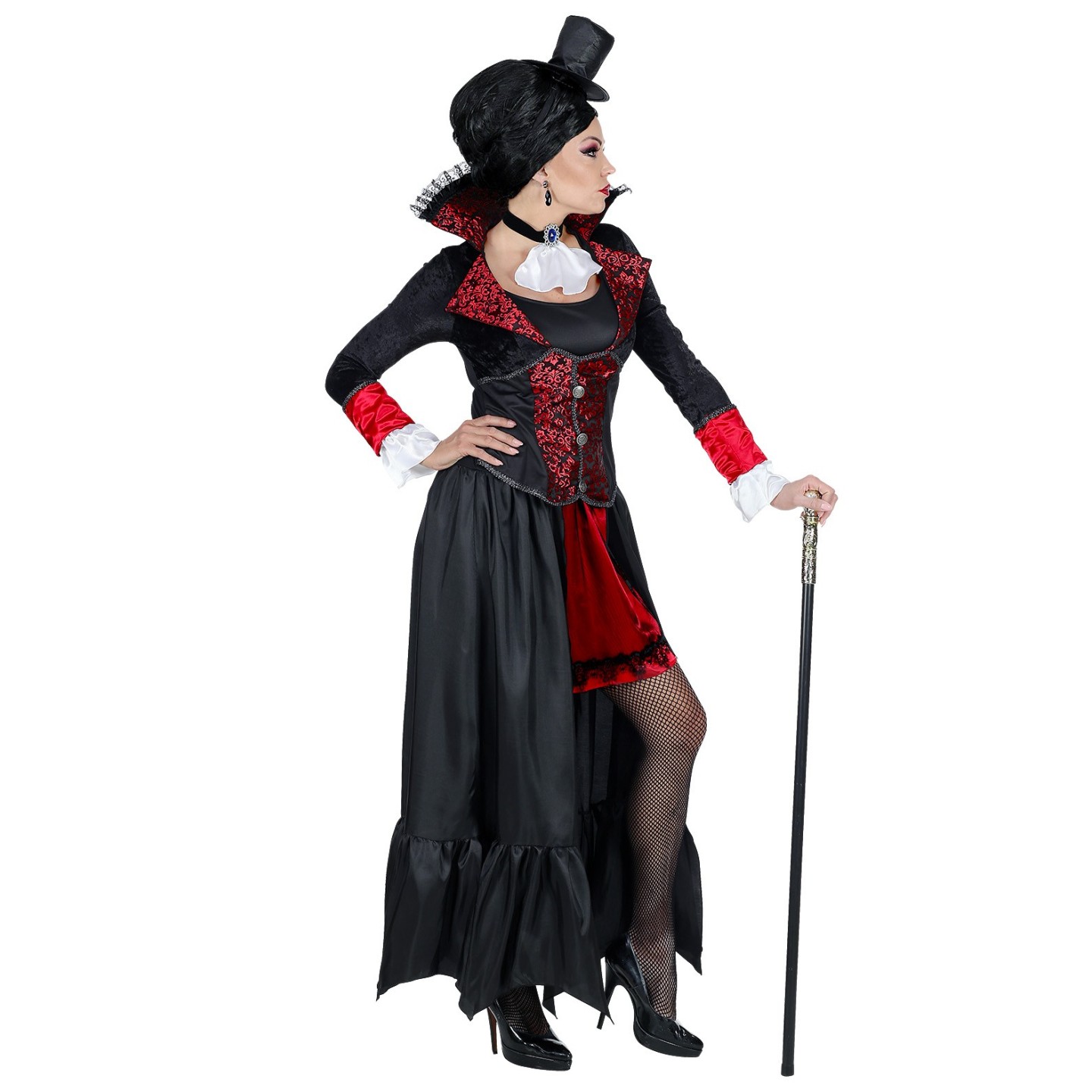 Distributie Overjas duurzame grondstof Vampier jurk dames | Jokershop.be - Halloween kleding