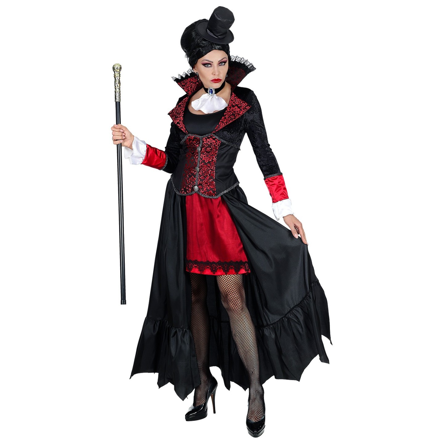 Distributie Overjas duurzame grondstof Vampier jurk dames | Jokershop.be - Halloween kleding