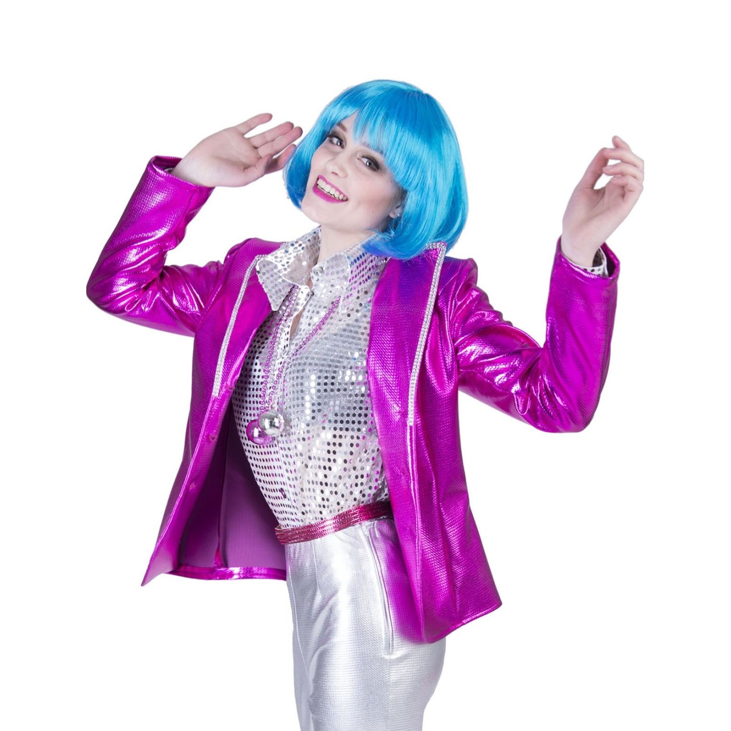 galerij Sophie Stratford on Avon Disco jasje dames roze | Jokershop.be - Disco kleding