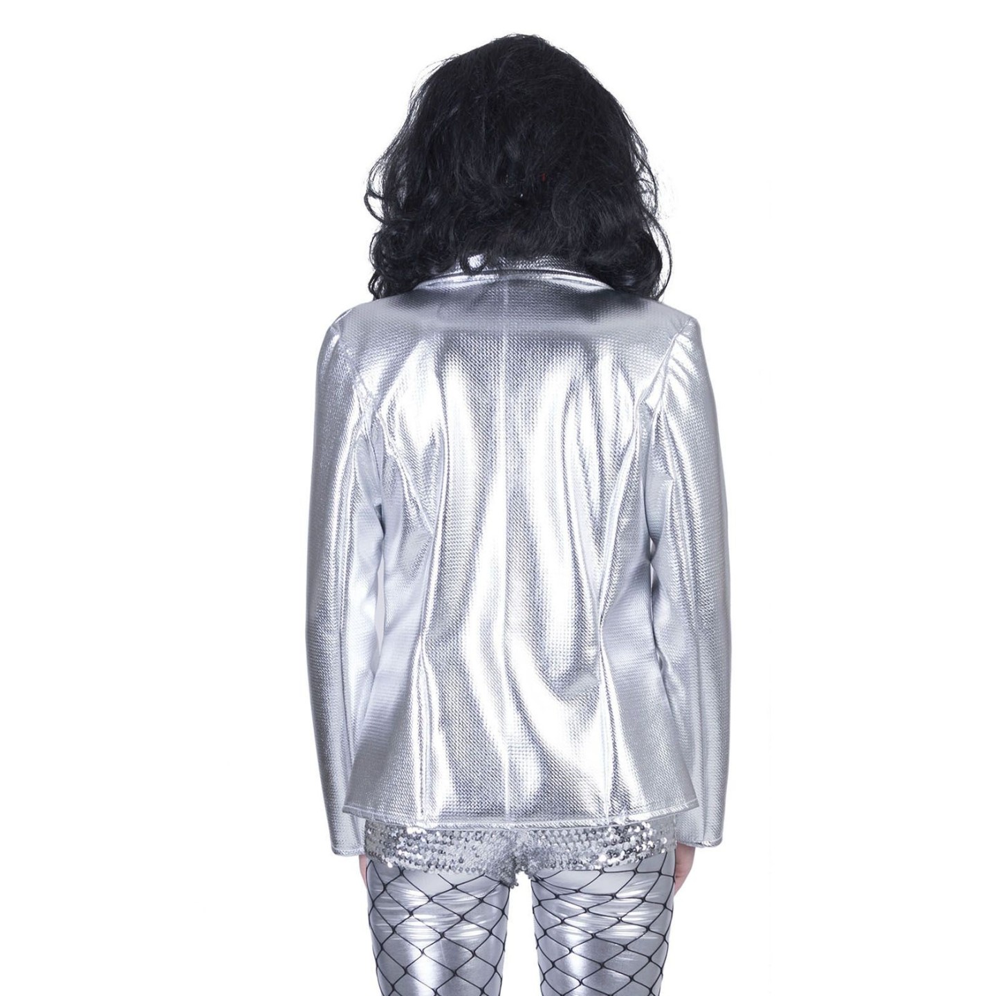 tempo Plicht zwaartekracht Disco jasje dames zilver | Jokershop.be - Disco kleding