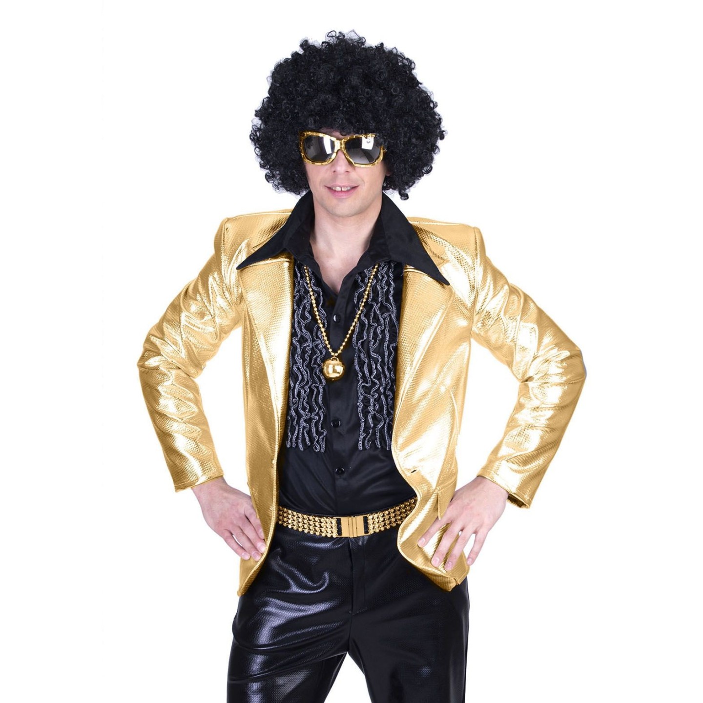 Gouden blazer jasje heren | Jokershop.be - Disco