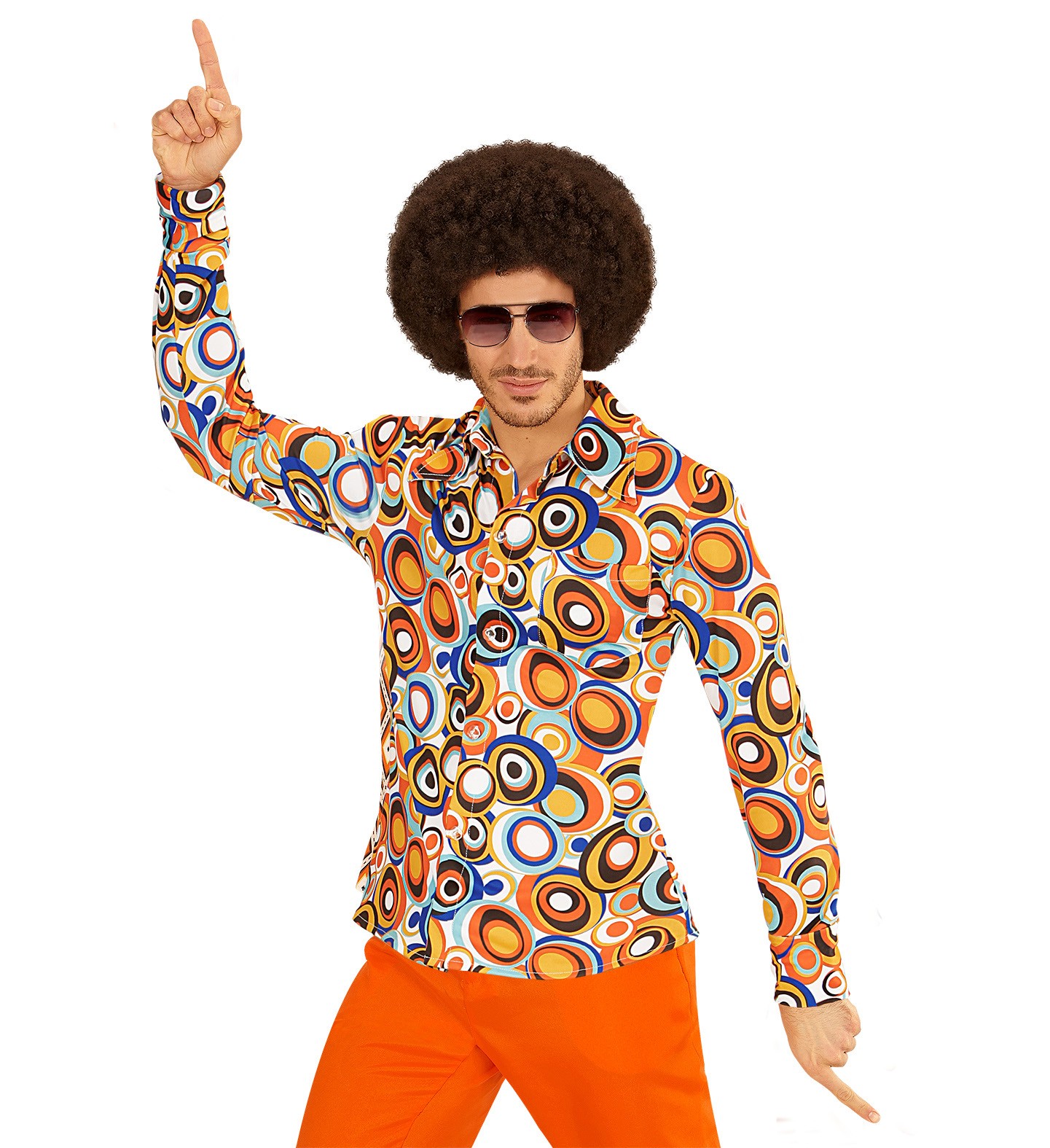 Spiksplinternieuw Jaren 70 retro disco shirt | Jokershop.be - Disco kleding OB-81