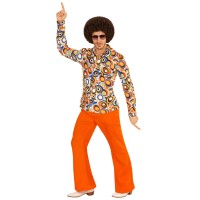 disco hemd mannen jaren 70 verkleedkleding