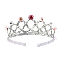 zilveren Prinsessen kroontje kind tiara diadeem