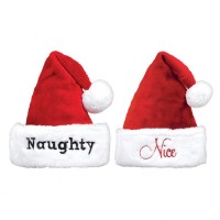 2 Kerstmutsen Naughty & Nice duopack