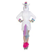 Eenhoorn unicorn jurk kostuum rainbow dames