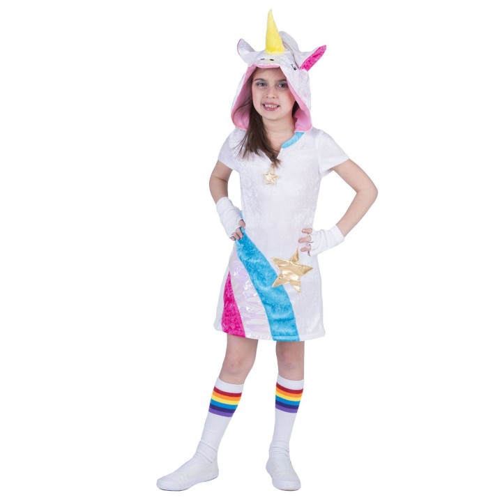 Eenhoorn unicorn jurk kostuum rainbow kind