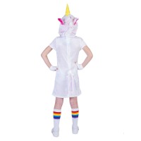 Eenhoorn unicorn jurk kostuum rainbow kind