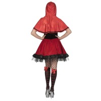 Roodkapje jurk dames sprookjes verkleedkleding