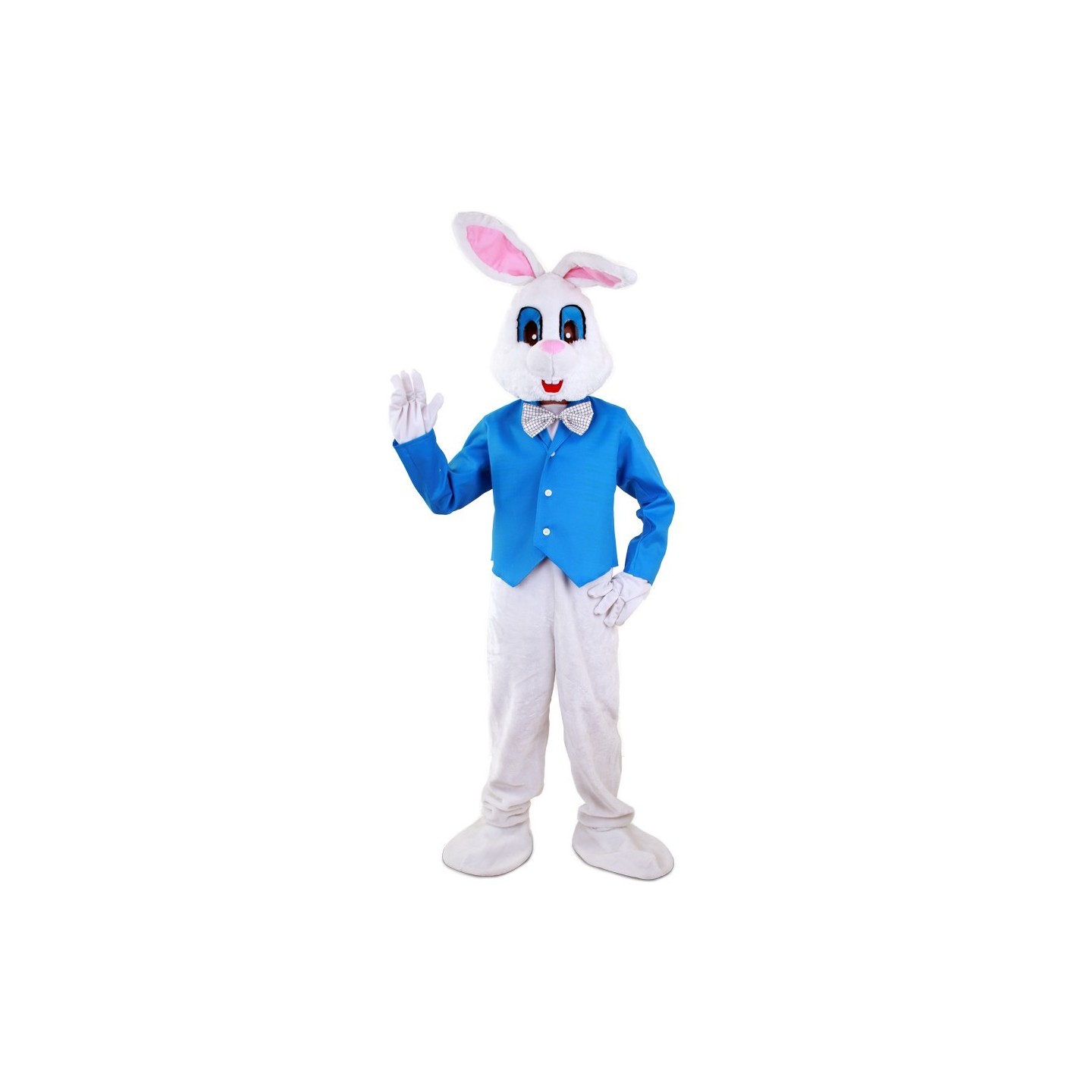 Paashaas kostuum pak konijnenpak aangekleed