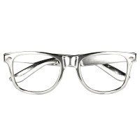 Feestbrillen party bril zilver 3 stuks