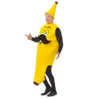 carnaval kostuum banaan vrijgezellenfeest kleding man