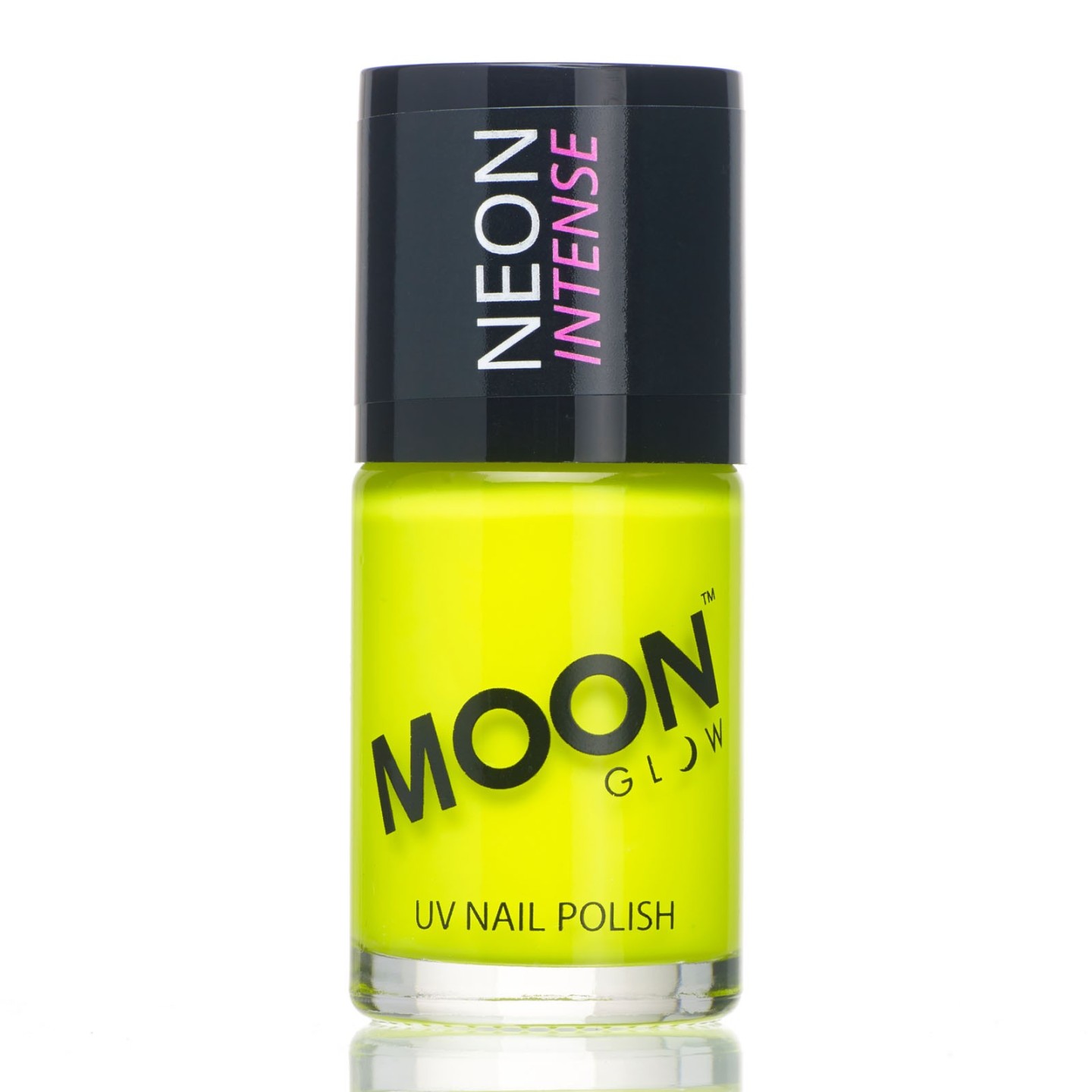 Fluo neon UV nagellak geel schmink 
