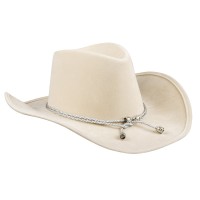 cowboyhoed beige dames cowboy accessoires cowgirl