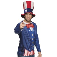 Uncle Sam shirt amerikaanse verkleedkleding