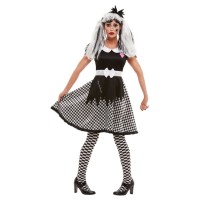 gebroken pop kostuum halloween kleding dames