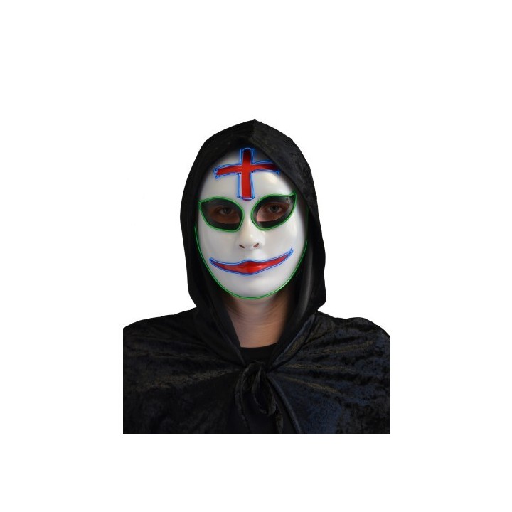 lichtgevend halloween masker killer clown horror