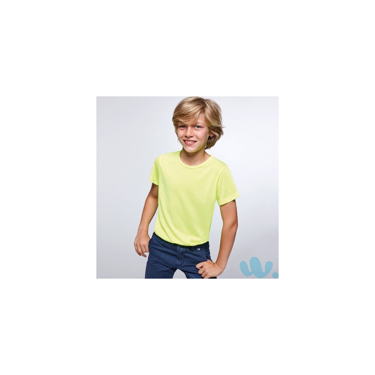 Vestiging Hij Eekhoorn Fluo T-shirt kind neon geel | Jokershop.be - Fluo kleding