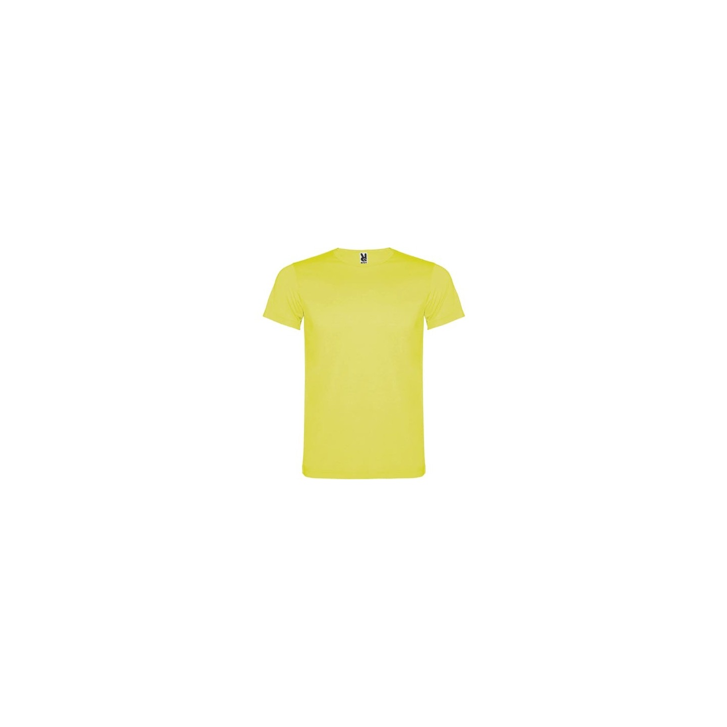 Fluo T-shirt kind volwassenen geel