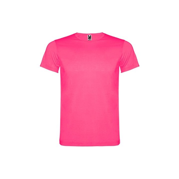 Fluo T-shirt volwassenen neon roze