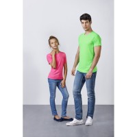 Fluo T-shirt volwassenen neon groen