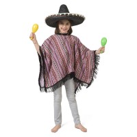 Mexicaanse poncho Pedro kind
