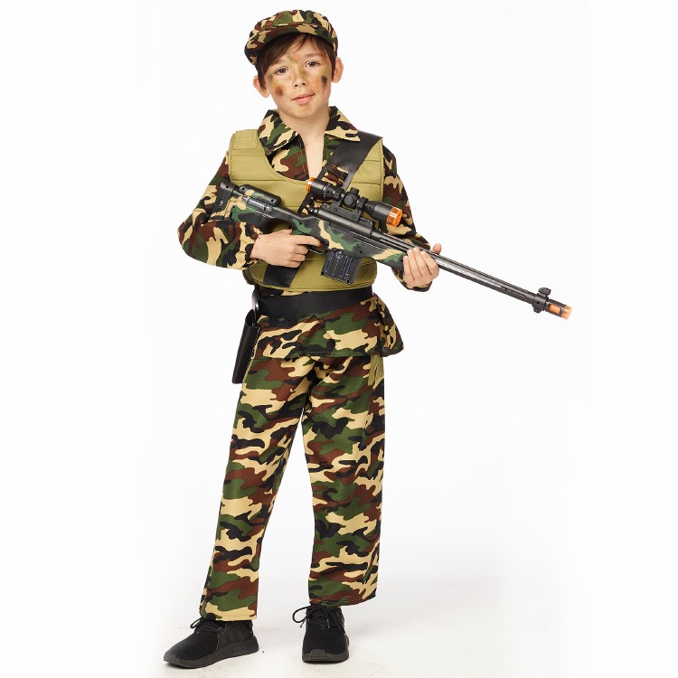 bron Eerder erger maken Leger kostuum kind kopen voor carnaval ?|Jokershop.be