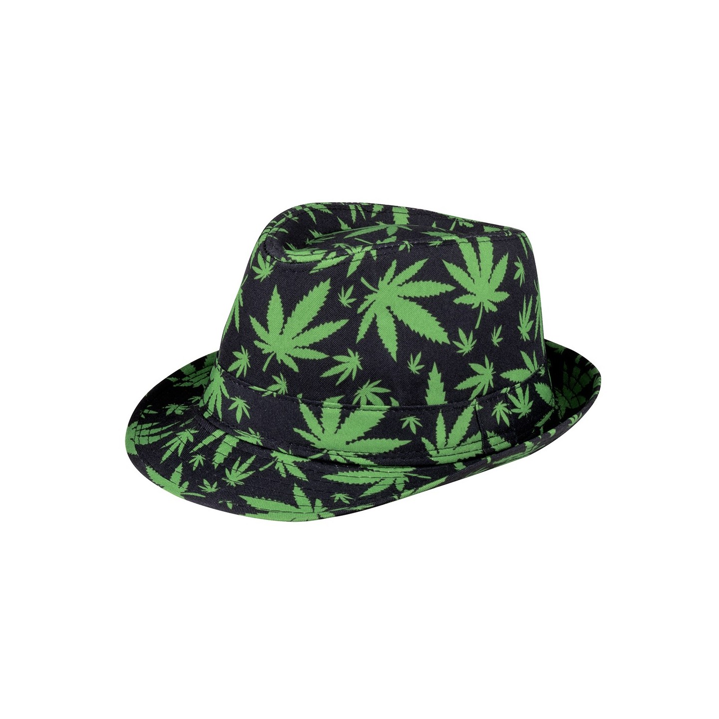 Hippie hoedje wietblad cannabis carnaval