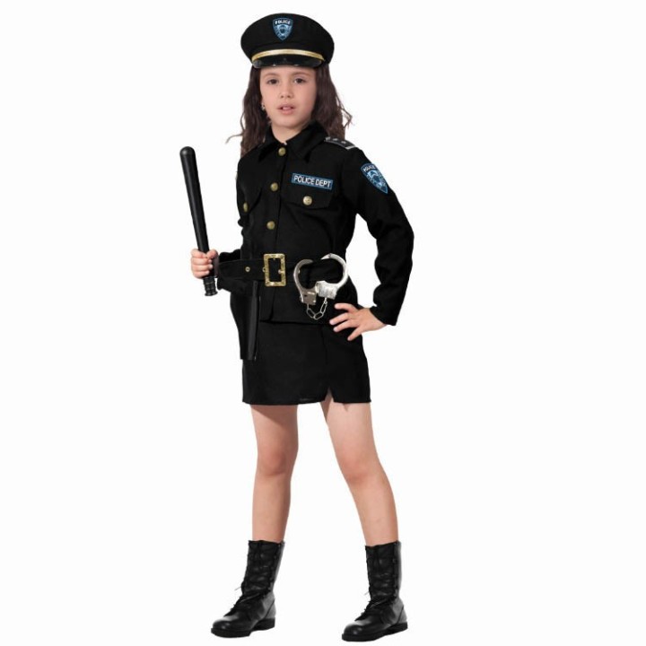 volwassene Chip Een centrale tool die een belangrijke rol speelt Politie kostuum meisjes - Politiepak kinderen | Jokershop.be