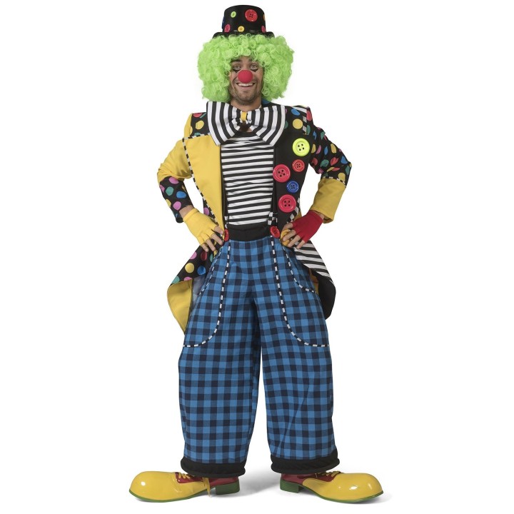 Clowns jas heren carnaval kostuum clownspak 