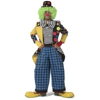 Clownsbroek heren carnaval kostuum clownspak 
