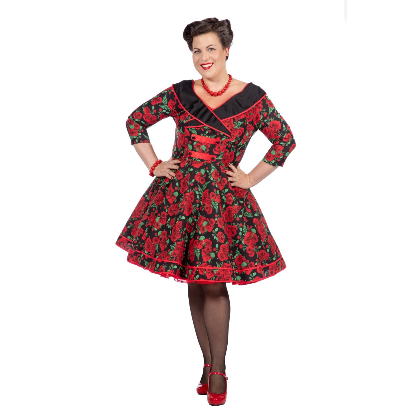Kwalificatie ik ben slaperig Canada Rockabilly jurk vintage Rosie | Jokershop.be - Rockabilly kleding