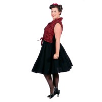 Rockabilly kleding dames grote maten outfit