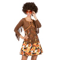 hippie jurkje dames carnaval kleding