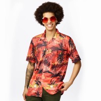 Hawaii hemd heren Tropical shirt rood