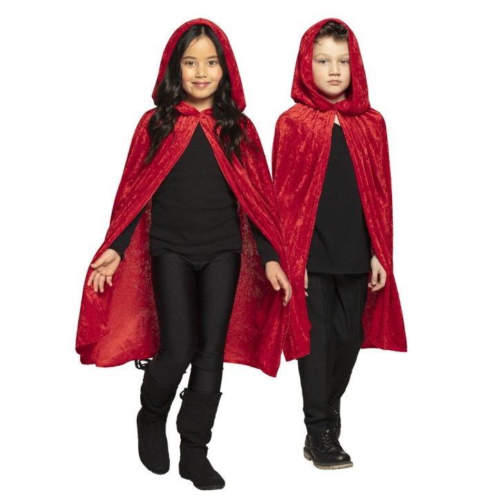 rode cape met kap kind halloween