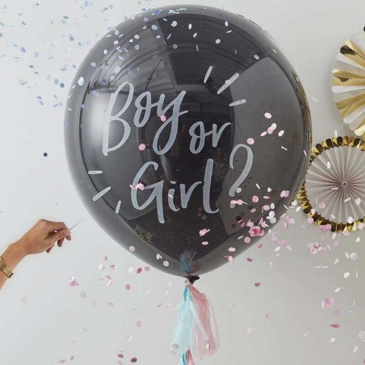 XXL ballon Gender Reveal boy girl