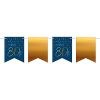 vlaggenlijn verjaardag 80 jaar versiering slinger