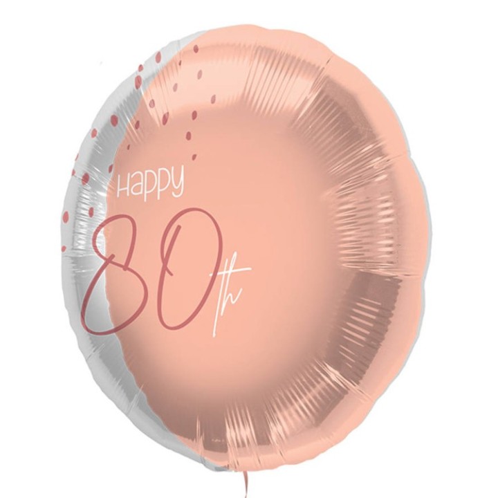 verjaardag folieballon 80 jaar versiering