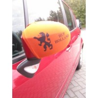 Autospiegelcovers oranje "Hup Holland"