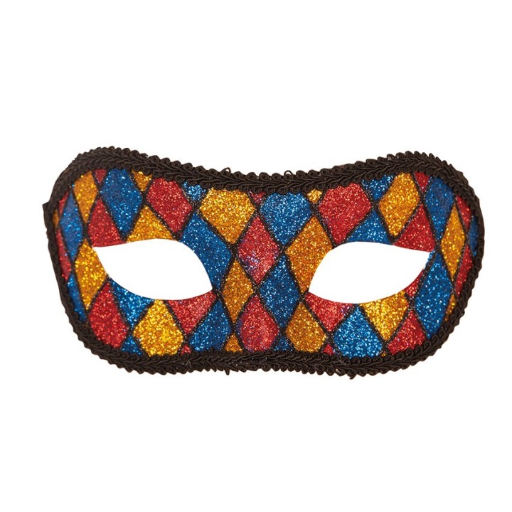 Venetiaans oogmasker harlekijn carnavalsmasker masker