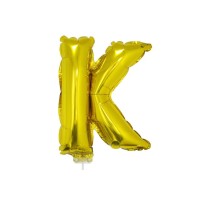 Letter ballon goud letter K 41cm