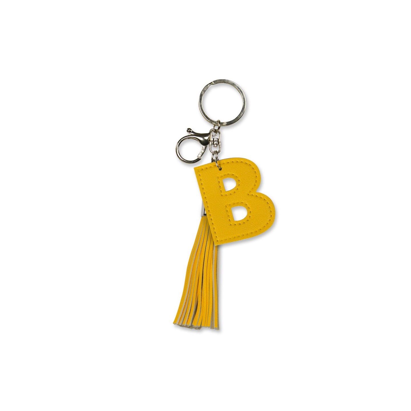 Tassel sleutelhanger letter B cadeautje kado