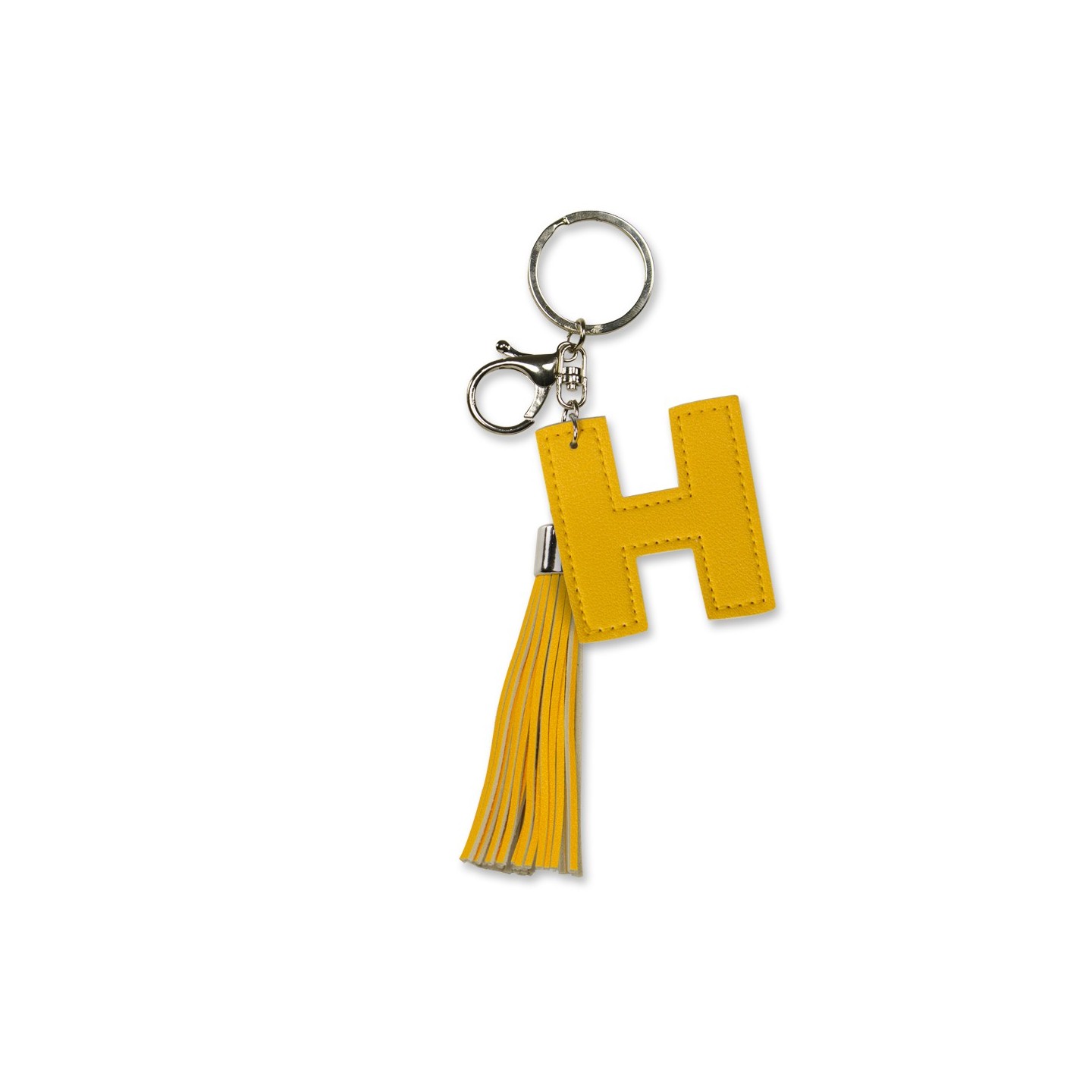Tassel sleutelhanger letter H cadeautje