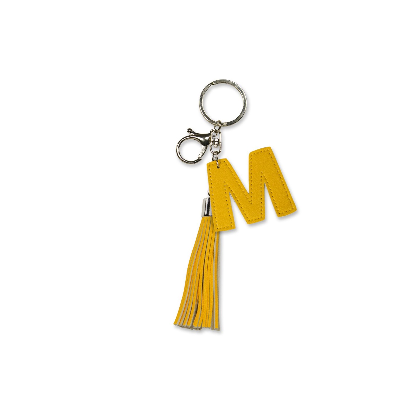 Tassel sleutelhanger letter M cadeautje
