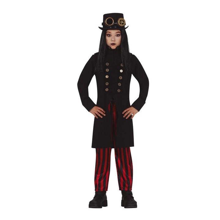 Gothic vampier steampunk kostuum kind Halloween