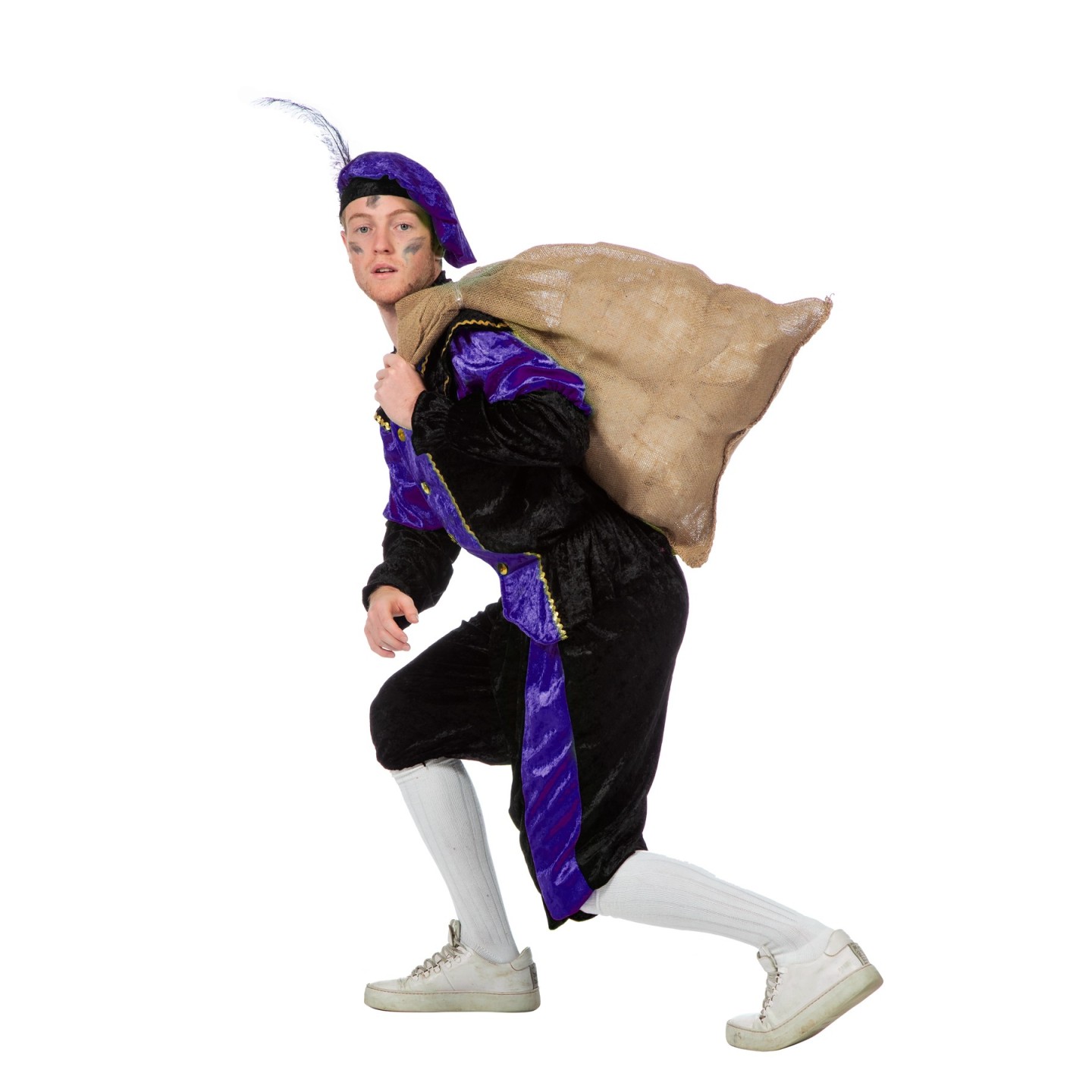Uittrekken Uitleg Helder op Zwarte Pietenpak - Piet kostuum kopen ? | Jokershop verkleedwinkel