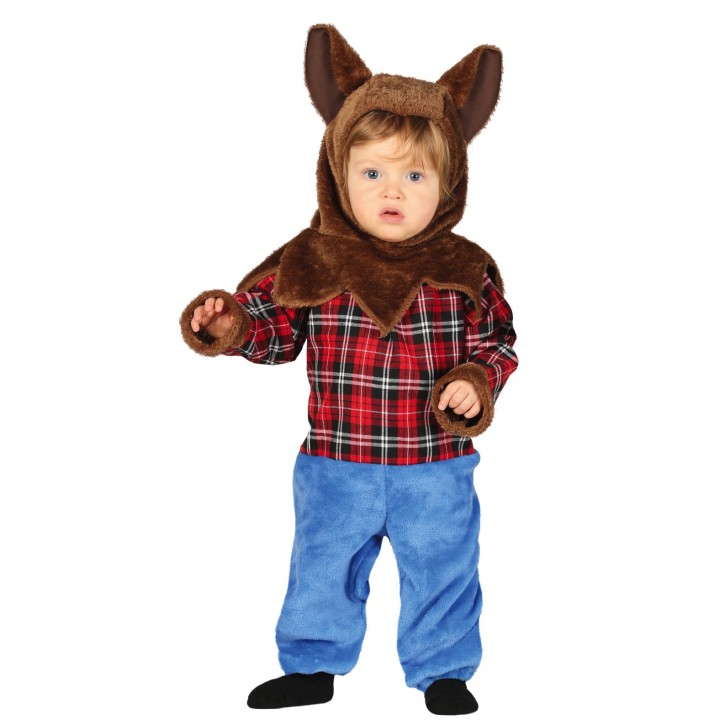 Baby weerwolf kostuum halloween carnavalskleding wolvenpakje